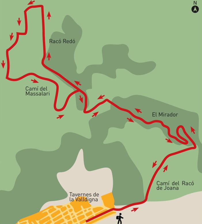 Nordic walking in Tavernes de la Valldigna