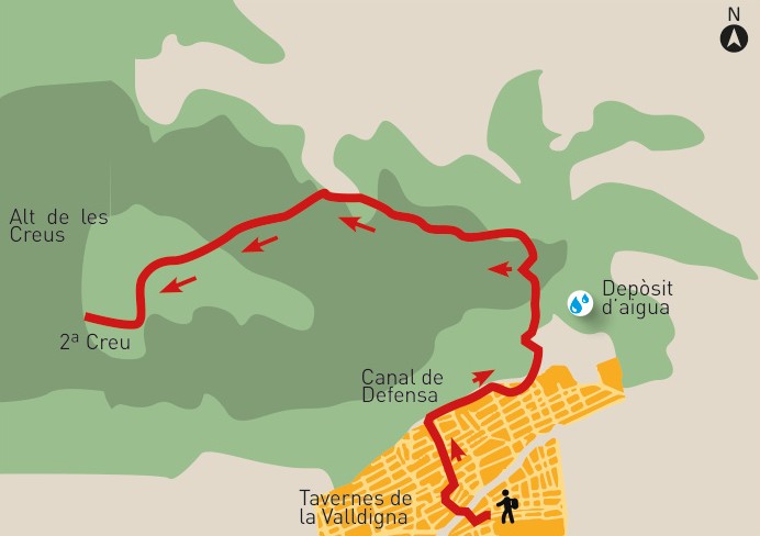 Via Ferrata - Pas de Cabres in Tavernes de la Valldigna